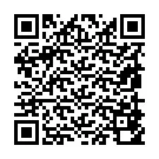 QR-code voor telefoonnummer +19859850345