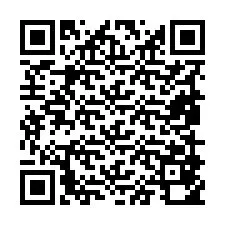 QR-koodi puhelinnumerolle +19859850397