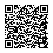 QR Code pour le numéro de téléphone +19859850898