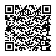 QR-koodi puhelinnumerolle +19892000003