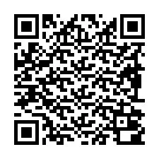 Código QR para número de teléfono +19892000092