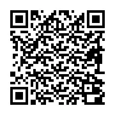 QR-koodi puhelinnumerolle +19892000207