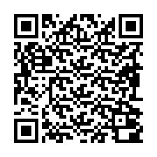 Código QR para número de telefone +19892000256