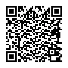 Codice QR per il numero di telefono +19892000287