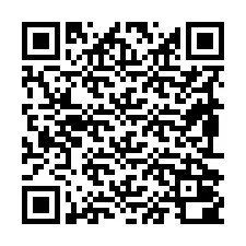 QR-код для номера телефона +19892000291