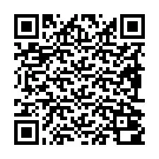 Codice QR per il numero di telefono +19892000292