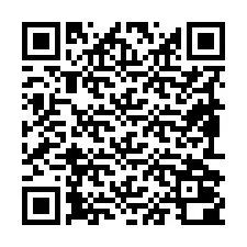 QR-koodi puhelinnumerolle +19892000319