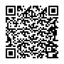 Kod QR dla numeru telefonu +19892000356