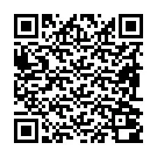 Codice QR per il numero di telefono +19892000377