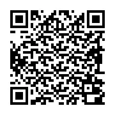 Código QR para número de teléfono +19892000556