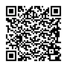 Codice QR per il numero di telefono +19892000562