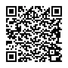 QR Code pour le numéro de téléphone +19892000612