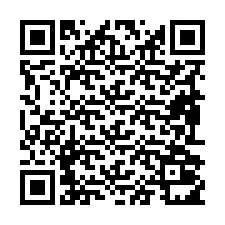 QR-koodi puhelinnumerolle +19892011377