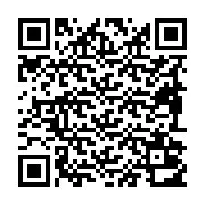 Código QR para número de teléfono +19892012543