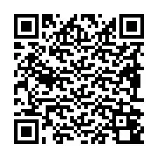 QR-kood telefoninumbri jaoks +19892040022