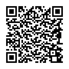 QR-koodi puhelinnumerolle +19892040108