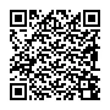 Kod QR dla numeru telefonu +19892040134