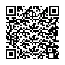 QR код за телефонен номер +19892040196