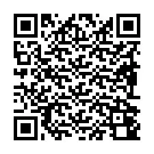 QR-koodi puhelinnumerolle +19892040226