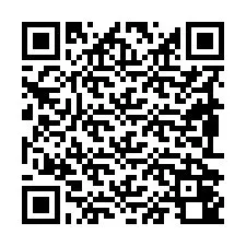 QR-koodi puhelinnumerolle +19892040234