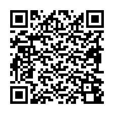 QR-code voor telefoonnummer +19892040283