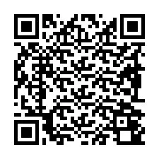 QR-code voor telefoonnummer +19892040332