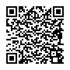 QR код за телефонен номер +19892040406