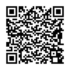 QR-код для номера телефона +19892040435