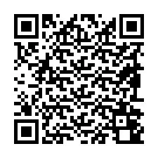 Código QR para número de teléfono +19892040559