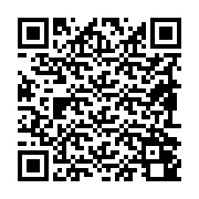 QR-koodi puhelinnumerolle +19892040659