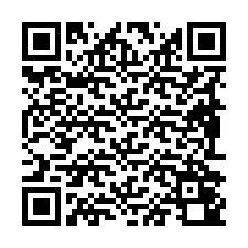 QR-koodi puhelinnumerolle +19892040666