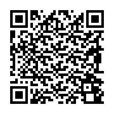 Código QR para número de teléfono +19892040760