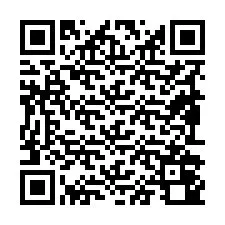 Codice QR per il numero di telefono +19892040969