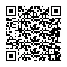 Codice QR per il numero di telefono +19892041057