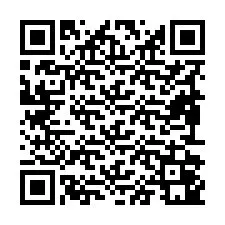 QR kód a telefonszámhoz +19892041087