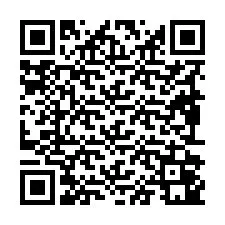 QR-код для номера телефона +19892041092