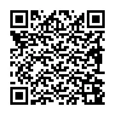 Codice QR per il numero di telefono +19892041182