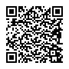 QR-koodi puhelinnumerolle +19892041323