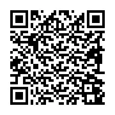 QR-koodi puhelinnumerolle +19892041383