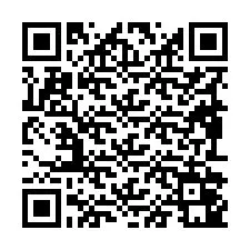 Código QR para número de teléfono +19892041452