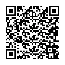 QR-Code für Telefonnummer +19892041833