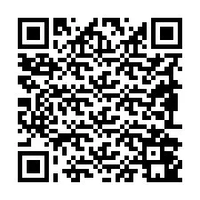 QR-koodi puhelinnumerolle +19892041938