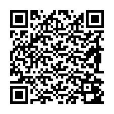 QR Code pour le numéro de téléphone +19892042131