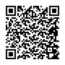 Codice QR per il numero di telefono +19892042177