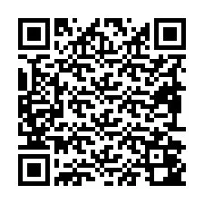 QR Code สำหรับหมายเลขโทรศัพท์ +19892042183