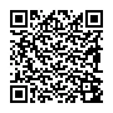 QR-koodi puhelinnumerolle +19892042220