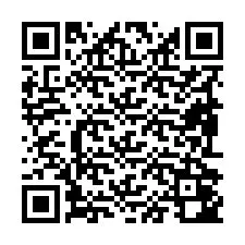 QR-код для номера телефона +19892042277