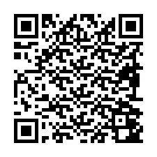 QR-код для номера телефона +19892042383