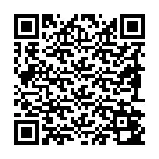 QR Code pour le numéro de téléphone +19892042408