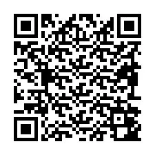 Codice QR per il numero di telefono +19892042413